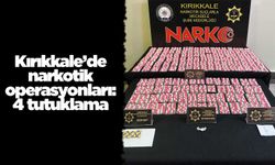Kırıkkale’de narkotik operasyonları: 4 tutuklama