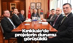 Kırıkkale’de projelerin durumu görüşüldü