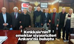 Kırıkkale’nin emektar siyasetçileri Ankara’da buluştu