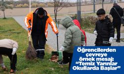 Öğrencilerden çevreye örnek mesaj: “Temiz Yarınlar Okullarda Başlar”