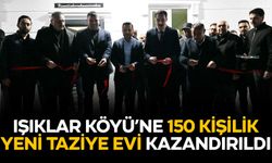 Işıklar Köyü’ne 150 kişilik yeni taziye evi kazandırıldı