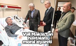 Vali Makas’tan hastalara moral ziyareti