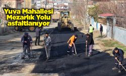 Yuva Mahallesi Mezarlık Yolu asfaltlanıyor
