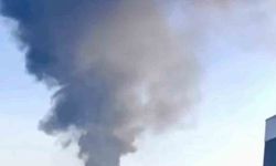 Atık plastik yangını