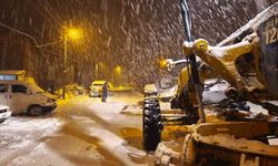 Kayak merkezi beyaza boyandı