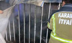 Şarja bırakılan elektrikli bisikletler yandı