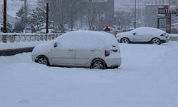 Sürücü kursu sınavlarına kar engeli