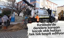 Kırıkkale’de derelere karışan kaçak atık hatları tek tek tespit ediliyor