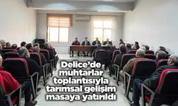 Delice’de muhtarlar toplantısıyla tarımsal gelişim masaya yatırıldı