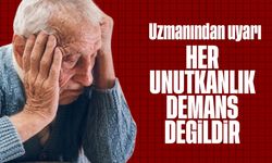 Uzmanından uyarı: "Her unutkanlık demans değildir"