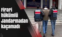 Firari hükümlü Jandarmadan kaçamadı