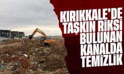 Taşkın riski bulunan DSİ kanalında temizlik çalışması başlatıldı