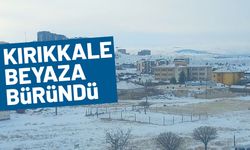 Kırıkkale beyaza büründü