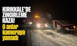 Kamyonet zincirleme kazaya neden oldu... O anlar kamerada