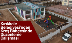 Kırıkkale Belediyesi’nden Kreş Bahçesinde Düzenleme Çalışması