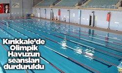 Kırıkkale’de Olimpik Havuzun seansları durduruldu