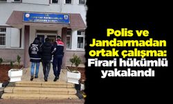 Polis ve Jandarmadan ortak çalışma: Firari hükümlü yakalandı