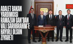 Adalet Bakan Yardımcısı Ramazan Can’dan Vali Sarıibrahim’e Hayırlı Olsun Ziyareti