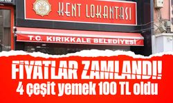 Kent Lokantası’nda fiyat güncellendi: 4 çeşit yemek 100 TL oldu