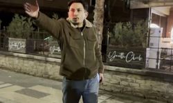 Polise zor anlar yaşattı, gazeteciyi görünce 'Çekin beni' dedi