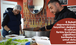 6 Şubat depremlerinde hayatları değişti: 15 saniye farkla kurtulan çiğköfteci kardeşlerin umut dolu yaşamı