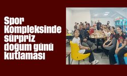 Spor Kompleksinde sürpriz doğum günü kutlaması
