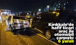 Kırıkkale’de hafif ticari araç ile otomobil çarpıştı: 6 yaralı