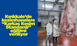 Kırıkkale’de kesimhanelere “Karkas Kesim Standardı” eğitimi veriliyor