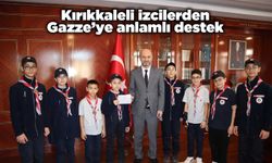 Kırıkkaleli izcilerden Gazze’ye anlamlı destek