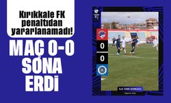 Kırıkkale FK penaltıdan yararlanamadı! Maç 0-0 sona erdi