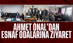 Ahmet Önal’dan Esnaf Odalarına Ziyaret