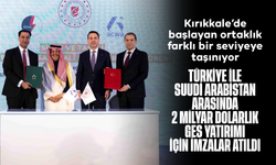 Türkiye ile Suudi Arabistan arasında 2 milyar dolarlık GES yatırımı için imzalar atıldı