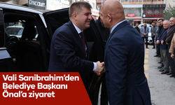 Vali Sarıibrahim’den Belediye Başkanı Önal’a ziyaret