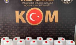 160 litre etil alkol ele geçirildi