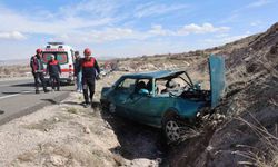 Kontrolden çıkan otomobil karşı şeride geçti: 1 yaralı