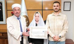 Rus gelin Kırşehir'de müslüman oldu