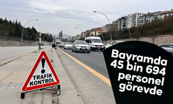 Ramazan Bayramı'nda trafik tedbirleri kapsamında 45 bin 694 personel görev yapacak