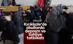 Kırıkkale'de okullarda deprem ve tahliye tatbikatı
