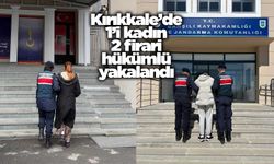 Kırıkkale’de 1’i kadın 2 firari hükümlü yakalandı
