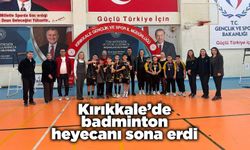 Kırıkkale’de badminton heyecanı sona erdi