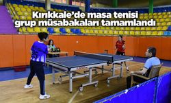 Kırıkkale’de masa tenisi grup müsabakaları tamamlandı