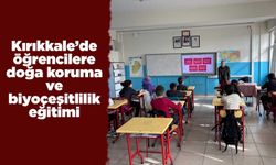 Kırıkkale’de öğrencilere doğa koruma ve biyoçeşitlilik eğitimi