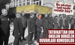 Kırıkkale’de tatbikattan çok okulun dökülen duvarları konuşuldu