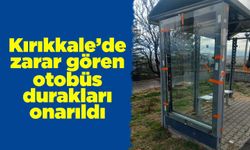 Kırıkkale’de zarar gören otobüs durakları onarıldı