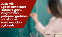 2026 Milli Eğitim Akademisi Hazırlık Eğitimi Programı'na yerleşen öğretmen adaylarının kayıt sonuçları açıklandı