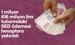 Bakan Göktaş: "Mart ayına yönelik toplam 1 milyar 816 milyon lira tutarındaki SED ödemesini hesaplara yatırdık"