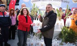 4 bin 500 adet fidan dağıtıldı