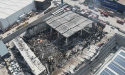 Fabrika yangınının neden olduğu hasar gün aydınlanınca ortaya çıktı