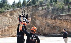 Gerçeği aratmayan arama kurtarma tatbikatı