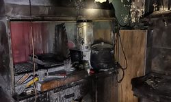 İş yerinin mutfağında çıkan yangın büyümeden kontrol altına alındı